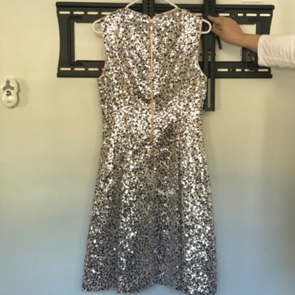 kate spade emma sequin blush dress size 6 nwt - Picture 7 of 13